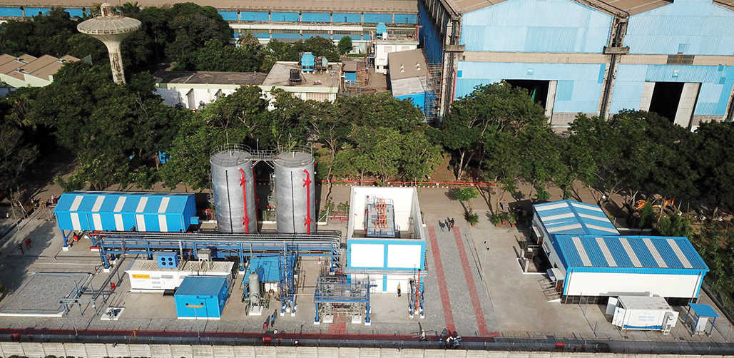 Green Hydrogen Plant at L&T’s A.M. Naik Heavy Engineering Complex in Hazira, Gujarat