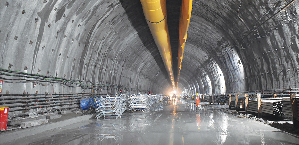 Tunneling work in progress for RVNL Package, Uttarakhand